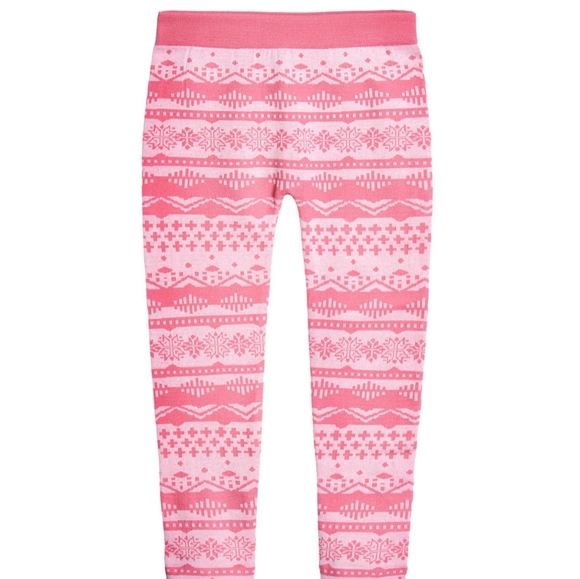 Other - Toddler Girls Fair Isle Fleece Lined Legging